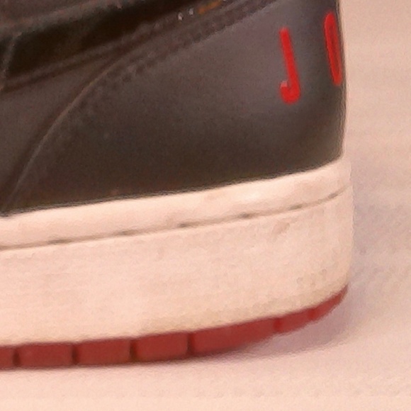 EUC Nike Air Jordan Retro Mid High Leather Black/Black Athletic Shoe Mens Sz11 main image 14